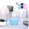 Healeved 6-Piece Colorful ABS Hair Dye Bowls with Measurement Scale and Triangular Base, Random Colors view 2