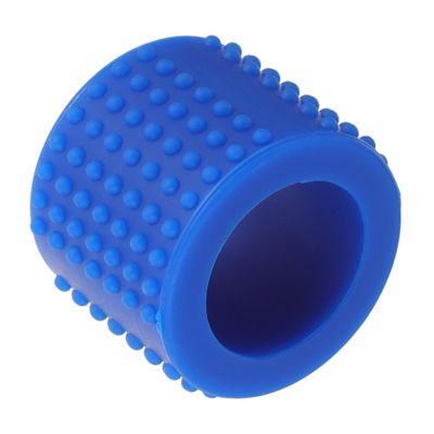 Blue Silicone Tattoo Pen Grip Sleeve, 25–30 mm