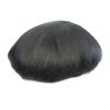 Men's Toupee for Hair Loss Coverage, #1B Off Black, 6x8, 100% European Human Hair, Lace & PU System view 1