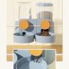 NIHENHAO Hanging Cat Food and Water Dispenser view 4