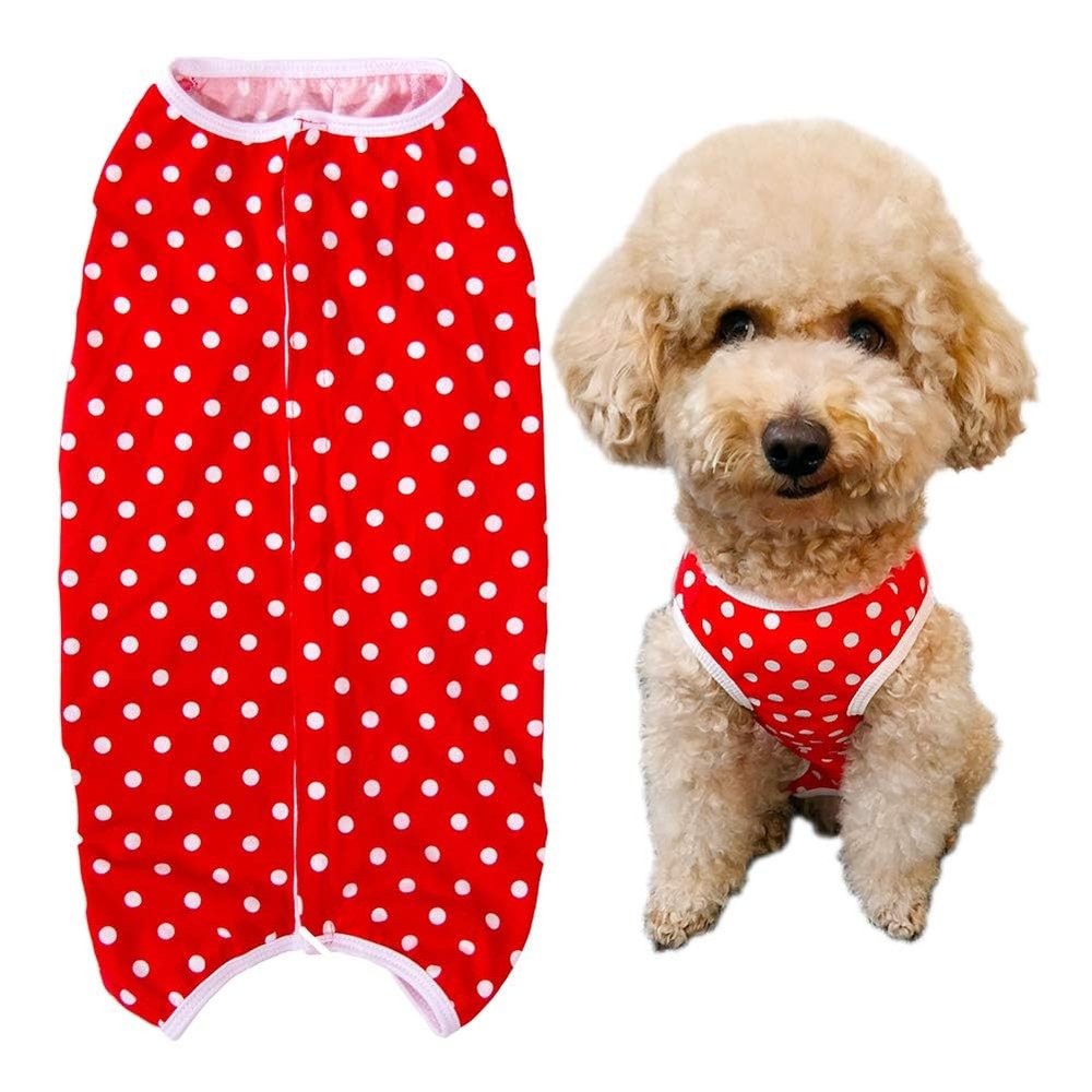 Kukaster Pet Dog Body Post-Op Red XS