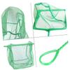 BESPORTBLE Aquarium Fish Net with Long Handle, Green, Iron, Square view 2