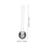 Baluue Mini Makeup Spatula with Plastic Handle and Metal Applicator view 3