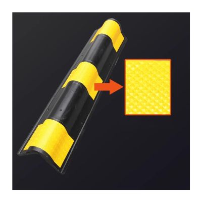 GLJTUO Garage Wall Corner Protector, Reflective Parking Guard, 47 × 3.93 × 0.39 in, 8 pcs