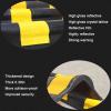 GLJTUO Garage Wall Corner Protector, Reflective Parking Guard, 47 × 3.93 × 0.39 in, 8 pcs view 4
