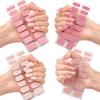 Gel Nail Stickers, 4 Colors, Simple Style, Semi-Cured Gel Nail Strips view 1