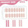 Gel Nail Stickers, 4 Colors, Simple Style, Semi-Cured Gel Nail Strips view 3