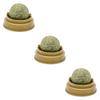 SEWOART 3-Piece Edible Catnip Snack Balls for Cats view 1