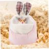 BELLIFFY Warm Cotton Hamster Bed and Small Animal Hideout view 2