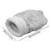 Foldable Soft Semi-Enclosed Plush Cat Sleeping Bag view 2