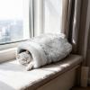 Foldable Soft Semi-Enclosed Plush Cat Sleeping Bag view 3