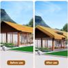 pujindu Artificial Thatch Roof, Synthetic Thatch Roll, Mexican-Style Decorative Artificial Straw Mat for Bar and Garden (39.4 x 78.7 in) view 2
