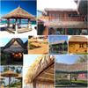 pujindu Artificial Thatch Roof, Synthetic Thatch Roll, Mexican-Style Decorative Artificial Straw Mat for Bar and Garden (39.4 x 78.7 in) view 3
