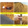 pujindu Artificial Thatch Roof, Synthetic Thatch Roll, Mexican-Style Decorative Artificial Straw Mat for Bar and Garden (39.4 x 78.7 in) view 4