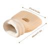 Cat Sleeping Bag | Linen Cat Bed Cave | Washable Cozy Cat Beds with Bear Pattern view 2