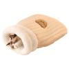 Cat Sleeping Bag | Linen Cat Bed Cave | Washable Cozy Cat Beds with Bear Pattern view 3