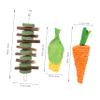 BELLIFFY 8-Piece Natural Chew Toys for Small Pets view 3