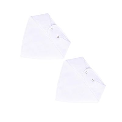 TOYANDONA 3-Piece White Cotton Nursing Cloths