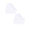 TOYANDONA 3-Piece White Cotton Nursing Cloths view 1