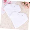 TOYANDONA 3-Piece White Cotton Nursing Cloths view 3