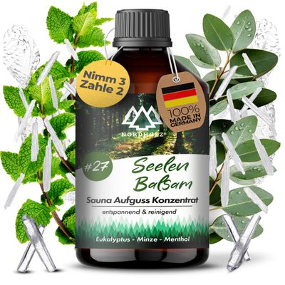 Nordholz Sauna Infusion 250 ml, 60 Scents, Premium Concentrate
