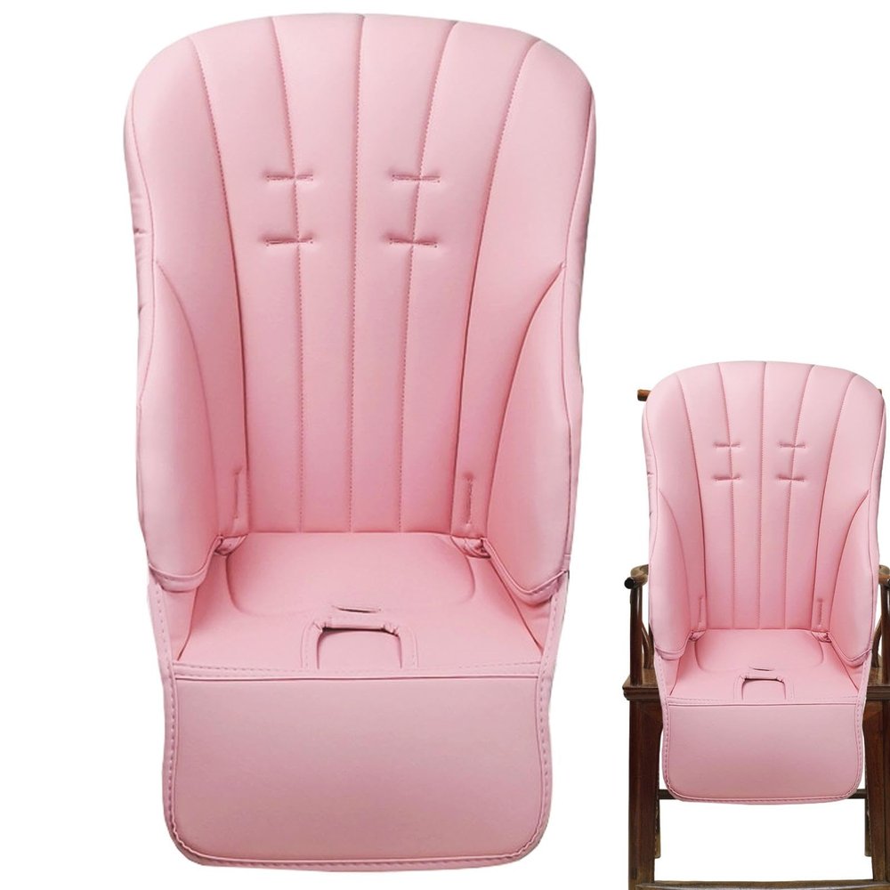 Leather High Chair Cushion Replacement Cover