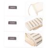 Linen Exfoliating Bath Glove Sponge, 2-Pack, Beige, Long Format view 3