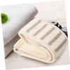 Linen Exfoliating Bath Glove Sponge, 2-Pack, Beige, Long Format view 4