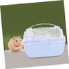 Happyyami Portable Breathable ABS Carrier for Small Animals view 3