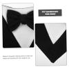 Happyyami Black Polyester Dog Bandana, Durable, Quick-Drying, Washable view 3
