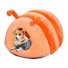 Winter Dog Bed, Semi-Covered Pet Bed for Small to Medium Pets view 1