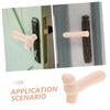 2-Pack Beige Silicone Door Handle Covers with Collision Protection view 4