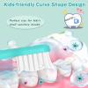 Replacement Toothbrush Heads for Kids, Compatible with Philips Sonicare 6032/94, 6321, 6340, 6042, 6320 and 6330, Pink and Green, 4-Pack view 3