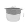 ibasenice 2-Piece Cotton Rope Storage Baskets, Round Storage Containers with Handles for Toys, Indoor Use and Nursery view 2