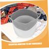 ibasenice 2-Piece Cotton Rope Storage Baskets, Round Storage Containers with Handles for Toys, Indoor Use and Nursery view 3