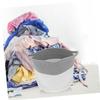 ibasenice 2-Piece Cotton Rope Storage Baskets, Round Storage Containers with Handles for Toys, Indoor Use and Nursery view 4