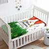 Morbuy Christmas Fitted Sheet for Baby and Toddler Mattresses, Soft and Breathable, 63 x 31.5 in, Merry Christmas view 3