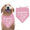 arricraft Pet Dog Bandana Pink Triangle Cotton view 1
