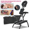 XCSCUK Tattoo-Scraping Chair, Folding Beauty Bed, Adjustable Massage Chair with Storage Bag, Pink view 2