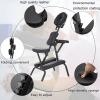 XCSCUK Tattoo-Scraping Chair, Folding Beauty Bed, Adjustable Massage Chair with Storage Bag, Pink view 3