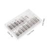 IWOWHERO Multi-Piece Eyeglass Replacement Screw Set with Tools and Storage Box view 2