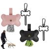 Dog Poop Bag Dispenser, 2 Sets with 4 Bags Each view 1