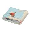BWWHCCTI Flannel Throw Blanket with Butterfly and Hippopotamus Print, 60 x 50 in, Cute Small Warm Blanket for Bed, Couch, Sofa, and Office view 4