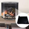 Black Static Adhesive Aquarium Background view 2