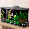 Black Static Adhesive Aquarium Background view 3