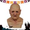 Old Man Face Cover | Realistic Latex Halloween Costume Mask view 1