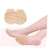 SEWOART 4 Pairs Invisible Toe Socks with Silicone Sole, Skin-Tone view 4