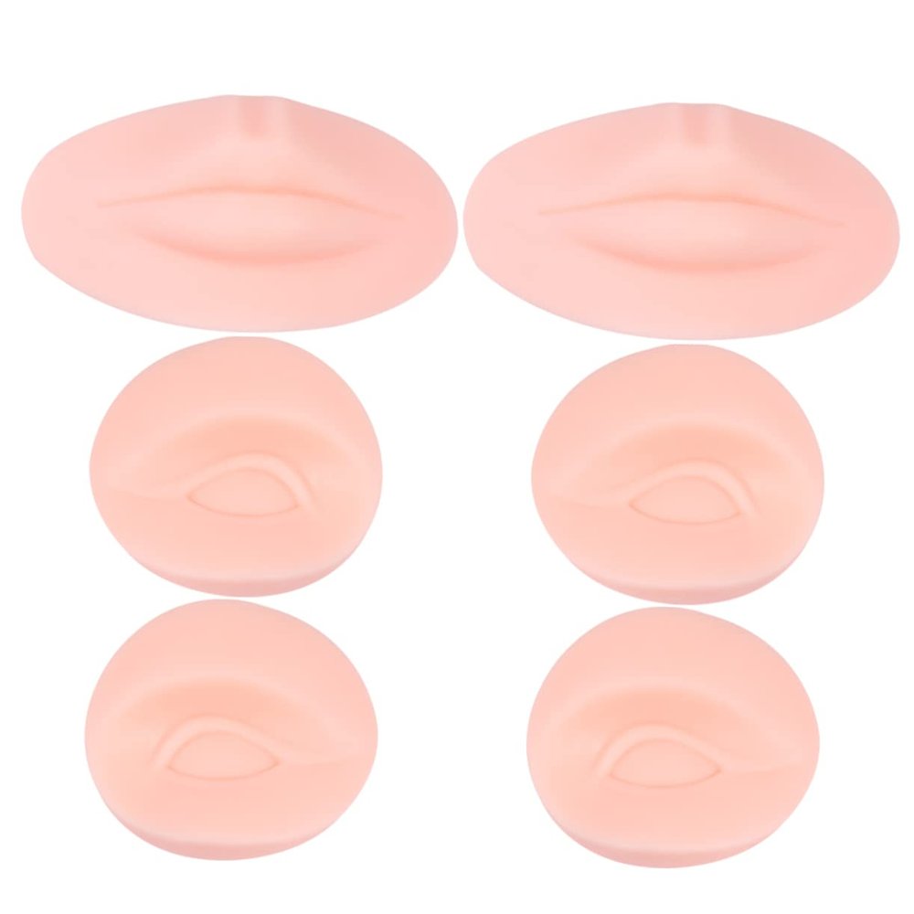 Baluue 2-Piece Practice Skin for Microblading Training, Pigment and Eyebrow Makeup Practice