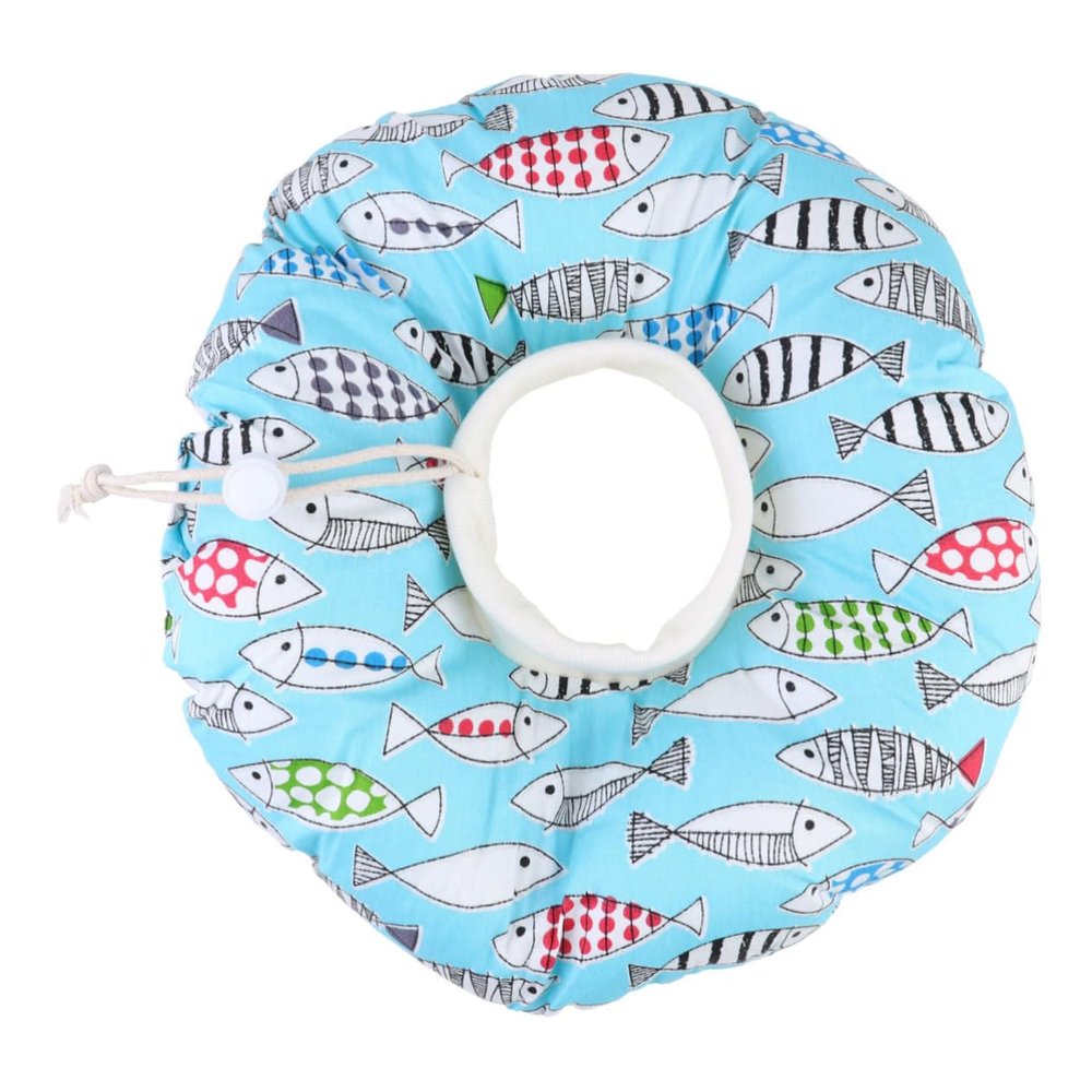 COLLBATH Soft Protective Collar for Cats, Anti-Bite and Anti-Lick PP Cotton Collar, Adjustable and Lightweight for After Surgery