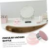Baluue 4-Pack 5 g Airless Acrylic Cream Jars, Airtight Travel Containers, Space-Saving Portable Lotion Bottles view 3
